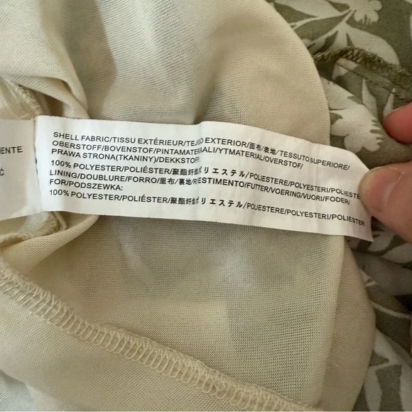 Moon River Floral Green Dress Cottage Prarie - Picture 13 of 13